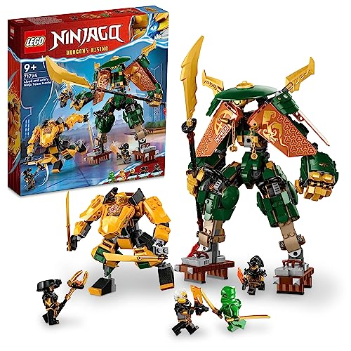 LEGO® NINJAGO® Lloyd and Arins Ninja Crew Roboter 71794 Spielzeug Building Kit (764 Stück) von LEGO