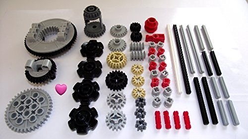 LEGO® TECHNIC 60-teiliges Zahnrad, Achs- und Stopper-Set Herz von LEGO