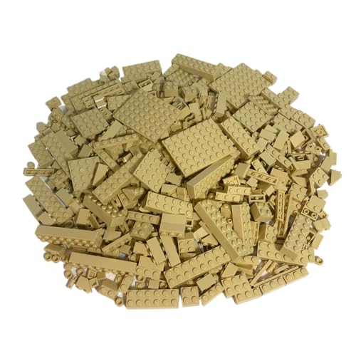 LEGO® - 100 Legosteine in verschiedenen Größen - Seltene Steine enthalten! - Neuware (Beige) Bausteine für kreatives Bauen, Lernspielzeug, Geschenk für Mädchen und Jungen ab 3 Jahren von LEGO