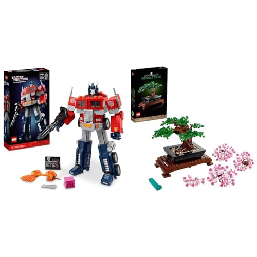 LEGO 10302 Icons Optimus Prime Set & Icons Bonsai Baum von LEGO