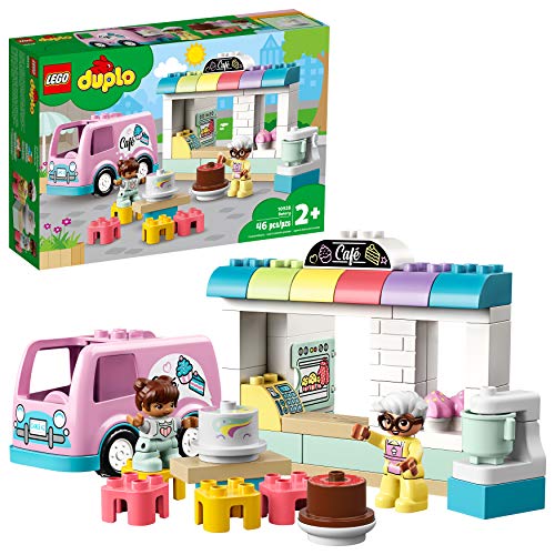 LEGO 10928 DUPLO Tortenbäckerei Spielset mit Café-Wagen, Kuchen und Cupcakes, große Bausteine für Kleinkinder ab 2 Jahren LEGO 10928 DUPLO Tortenbäckerei Spielset mit Café-Wagen, Kuchen und Cupcakes, große Bausteine für Kleinkinder ab 2 Jahren von LEGO