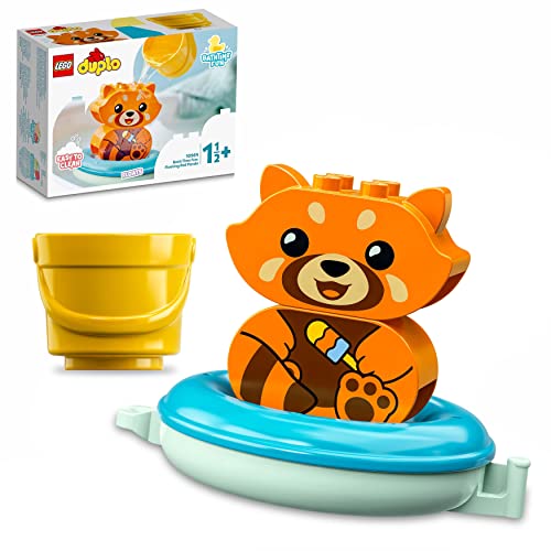 LEGO 10964 DUPLO Badewannenspaß: Schwimmender Panda, Badespielzeug für Babys und Kleinkinder von 1,5-3 Jahre, Badewannenspielzeug mit Tieren für Jungen und Mädchen von LEGO