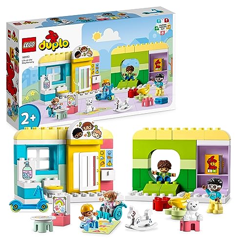 LEGO DUPLO Spielspaß in der Kita, Lern-Spielzeug für Kleinkinder ab 2 Jahren, Set mit Bausteinen und 4 Figuren inkl. Vorschullehrerin, Geschenkidee für Kinder 10992 von LEGO