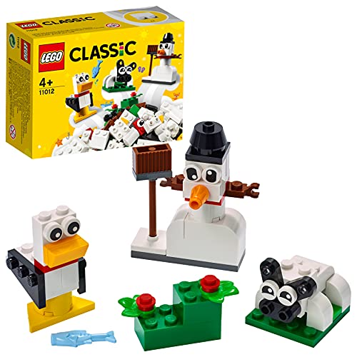 LEGO 11012 Classic Kreativ-Bauset mit weißen Steinen von LEGO