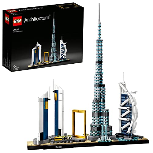 LEGO 21502 Architecture Dubai, Skyline-Kollektion, Modellbausatz, Set zum Stressabbau für Erwachsene und Jugendliche ab 16 Jahre von LEGO