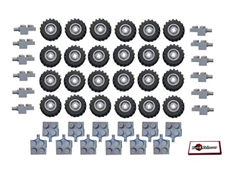 LEGO 24 Räder: Reifen-, Felgen- und Achs-Set von LEGO