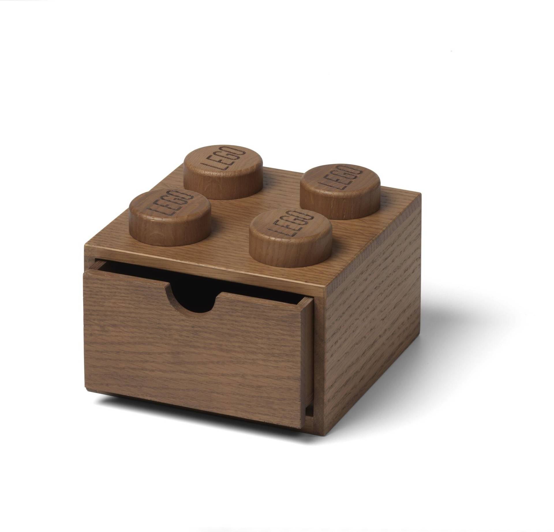 LEGO 2x2 Schubkasten aus Holz, Dark Stained von LEGO