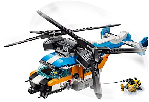 LEGO 31096 Creator 3-in-1 Set: Doppelrotor-Hubschrauber, Jet oder Luftkissenboot von LEGO