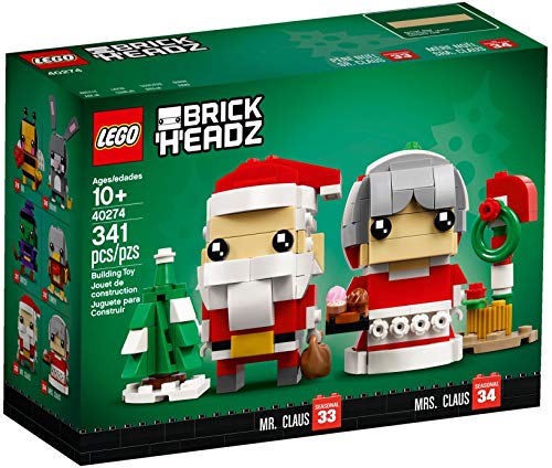 Lego® BrickHeadz 40274 Herr und Frau Weihnachtsmann von LEGO