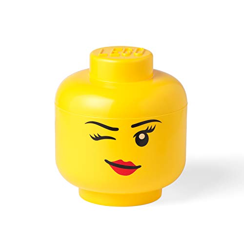 LEGO 40321727 Aufbewahrungskopf Large-Winky, gelb von Room Copenhagen