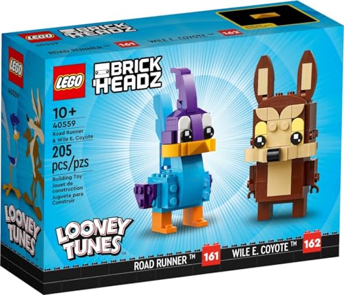 LEGO Brickheadz 40559 Looney Tunes Road Runner and Wile E. Coyote 323-teilig 10+ von LEGO