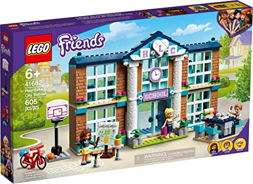 LEGO 41682 Friends Heartlake City Schule, Spielzeug ab 6 Jahre für Mädchen und Jungen mit Mini Puppen von LEGO