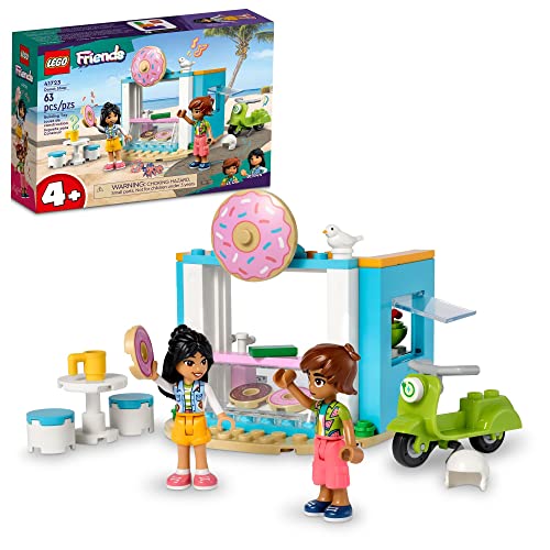 LEGO 41723 Friends Donut-Laden, Spielzeugladen mit Mini-Puppen Liann und Leo, den Figuren von 2023, Spielset für Mädchen und Jungen ab 4 Jahren von LEGO