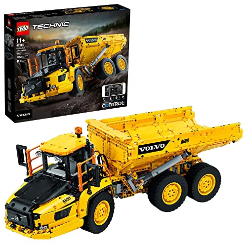 LEGO 42114 Technic Knickgelenkter Volvo-Dumper (6x6) ferngesteuertes Auto, Konstruktionsfahrzeug für Kinder und Erwachsene von LEGO