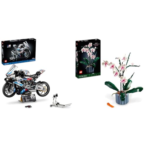 LEGO 42130 Technic BMW M 1000 RR Motorrad-Modell & 10311 Icons Orchidee von LEGO