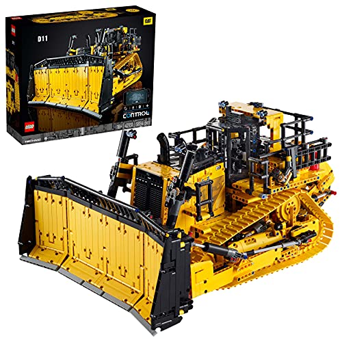 LEGO 42131 Technic Appgesteuerter Cat D11 Bulldozer, Set für Erwachsene, ferngesteuertes Baufahrzeug von LEGO