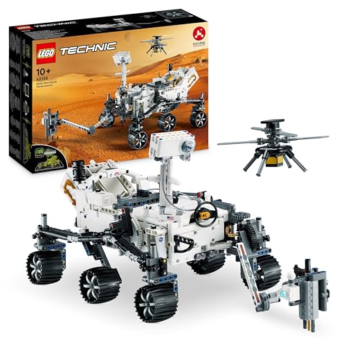 LEGO 42158 Technic NASA Mars-Rover Perserverance Weltraum Spielzeug Set mit AR-App, Wissenschafts-Spielzeug zum Bauen für Mädchen und Jungen ab 10 Jahren von LEGO