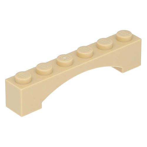 LEGO 50 x Stein, Bogen 1 x 6 erhöhter Bogen Beige von LEGO