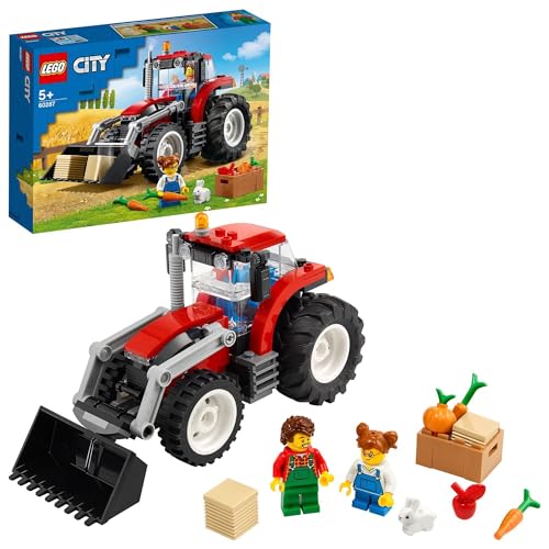 LEGO 60287 City Traktor Spielzeug, Bauernhof Set mit Minifiguren und Tierfiguren, toll als Geschenk für Jungen und Mädchen ab 5 Jahren von LEGO