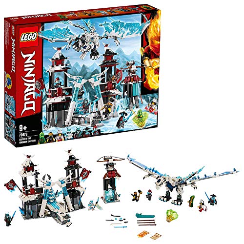 LEGO 70678 NINJAGO Festung im ewigen EIS, Set mit Eisdrachen-Spielzeug, Meister des Spinjitzu Spielset von LEGO