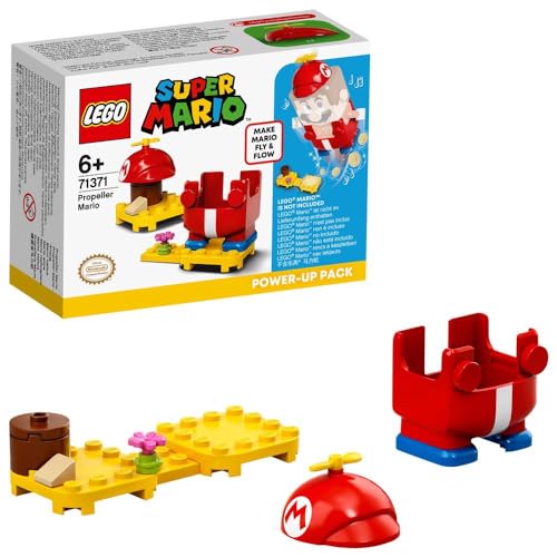 LEGO 71371 Super Mario Propeller-Mario - Anzug, Power-Up Pack Erweiterungsset, Fly & Flow Kostüm von LEGO