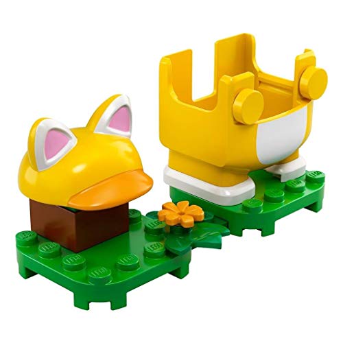 LEGO 71372 Super Mario Katzen-Mario - Anzug, Erweiterungsset, Power-Up Pack, Kletterwand-Kostüm von LEGO