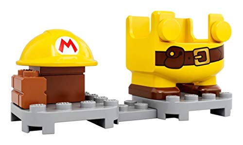 LEGO 71373 Super Mario Baumeister-Mario - Anzug- Erweiterungsset, Baumeister Power-Up Pack von LEGO