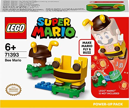 LEGO 71393 Super Mario Bienen-Mario Anzug, Upgrade, Spielzeugkostüm, Geschenkidee Sammlerspielzeug von LEGO