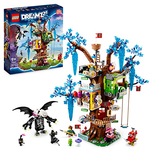 Lego DREAMZzz Fantastisches Baumhaus Set, 2 Versionen, mit Mrs. Castillo, Izzie, Mateo und dem Nachtjäger als Minifiguren, fantasievolles Spielzeug basierend auf der TV-Show, Geschenkset 71461 von LEGO