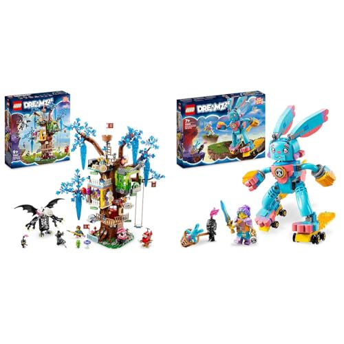 LEGO 71461 DREAMZzz Fantastisches Baumhaus Set & 71453 DREAMZzz Izzie und Ihr Hase Bunchu Set von LEGO