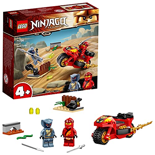 LEGO 71734 NINJAGO Kais Feuer-Bike, Motorrad Spielzeug Set ab 4 Jahre mit Figuren von LEGO