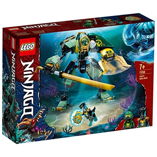 LEGO 71750 NINJAGO Lloyds Hydro-Mech, Unterwasser Set, Spielzeug für Jungen und Mädchen ab 7 Jahre mit 2 Ninja Mini-Figuren von LEGO