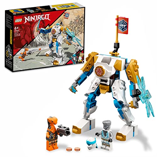 LEGO 71761 NINJAGO Zanes Power-Up-Mech EVO, Spielzeug Ab 6 Jahren Mit Ninja-Actionfigur Und Schlange von LEGO