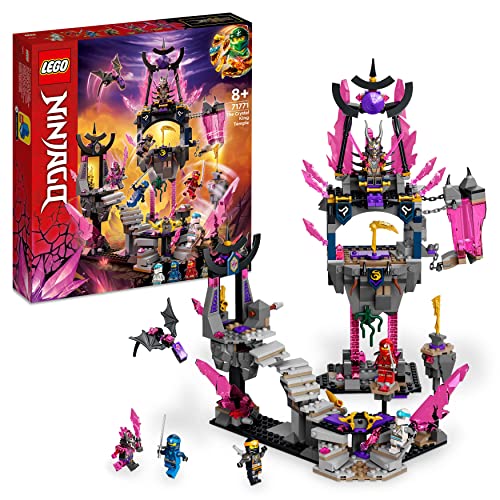 LEGO 71771 NINJAGO Der Tempel des Kristallkönigs, Ninja-Spielset aus der Serie Die Rückkehr (Crystalized) mit Minifiguren Cole, Zane, Kai und Jay, Action-Spielzeug für Kinder ab 8 Jahre von LEGO