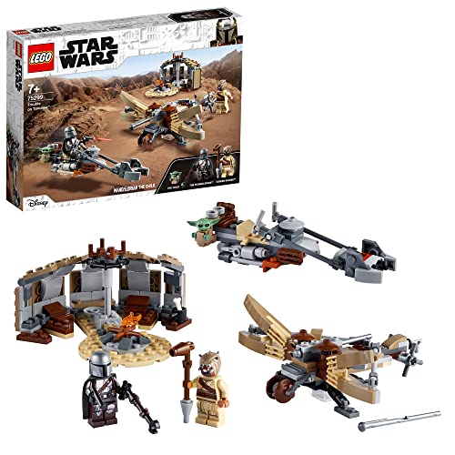 LEGO 75299 Star Wars: The Mandalorian Ärger auf Tatooine Bauset mit Baby Yoda das Kind Figur, Staffel 2, Spielset von LEGO