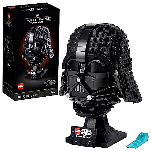 LEGO Star Wars Darth Vader Helm, Bauset für Erwachsene, Geschenkidee für Männer, Frauen, Ihn oder Sie, sammelbares Modell zum Bauen und Ausstellen 75304 von LEGO