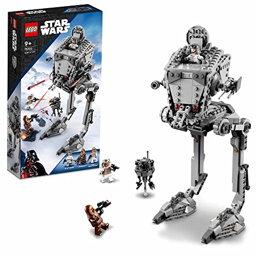 LEGO 75322 Star Wars AT-ST auf Hoth mit Figuren von Chewbacca und Droide, Sammelspielzeug aus Das Imperium schlägt zurück von LEGO