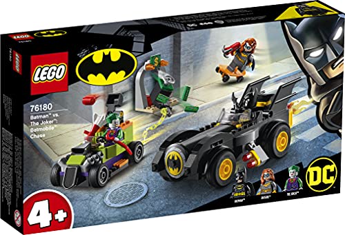 LEGO 76180 DC Batman vs. Joker: Verfolgungsjagd im Batmobil, Set mit Autos und Superhelden für Kinder ab 4 Jahre LEGO 76180 DC Batman vs. Joker: Verfolgungsjagd im Batmobil, Set mit Autos und Superhelden für Kinder ab 4 Jahre von LEGO