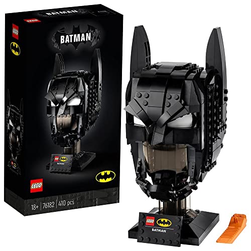 LEGO 76182 DC Batman Helm Bauset für Erwachsene, Modellbausatz, Fanartikel, Geschenkidee für Sammler von LEGO