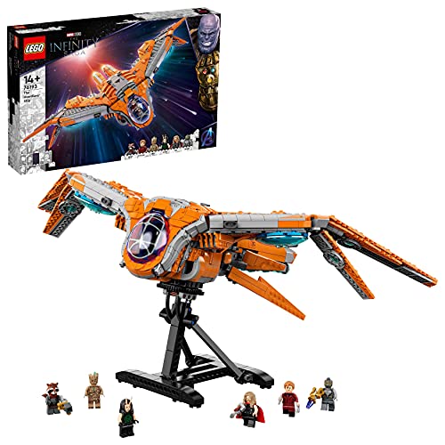 LEGO 76193 Marvel Super Heroes Das Schiff der Wächter Avengers Spielzeug Set aus Guardians of the Galaxy, Thor und Star-Lord Minifiguren, Geschenke für Jungen und Mädchen, Teenager von LEGO