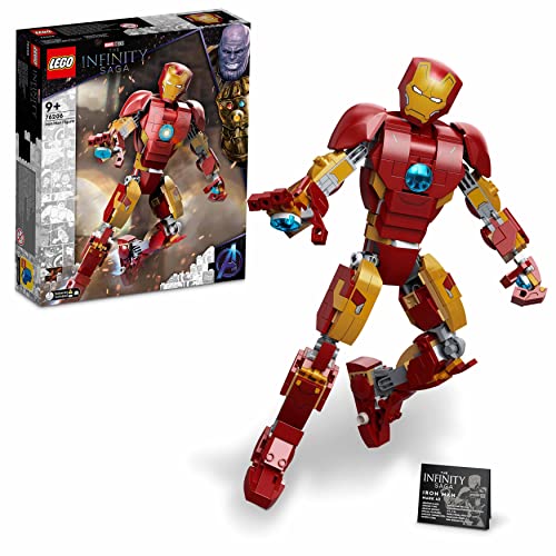 LEGO 76206 Marvel Iron Man Figur, Spielzeug- und Deko-Modell zum Sammeln und Bauen für Kinder ab 9 Jahren aus Avengers: Age of Ultron, Infinity Saga LEGO 76206 Marvel Iron Man Figur, Spielzeug- und Deko-Modell zum Sammeln und Bauen für Kinder ab 9 Jahren aus Avengers: Age of Ultron, Infinity Saga von LEGO