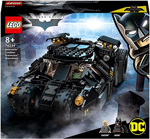 LEGO 76239 DC Batman Super Heroes Batmobile Tumbler: Duell mit Scarecrow, Spielzeugauto, Batman- und Scarecrow-Minifiguren für Kinder ab 8 Jahren von LEGO