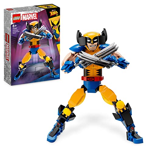 LEGO Marvel Wolverine Baufigur, Superhelden Action Figur mit Krallen aus X-Men, Spielzeug und Sammlerstück für Kinder, Jungen und Mädchen ab 8 Jahren 76257 von LEGO