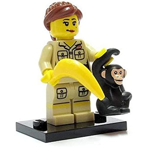 LEGO 8805 - Minifigur Tierpfleger mit Schimpanse aus Sammelfiguren-Serie 5 von LEGO