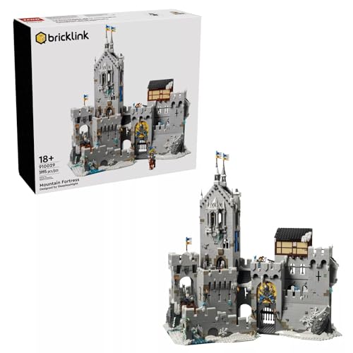 LEGO 910029 Bergfestung: Winterbelagerung Spielset – 3.995-teiliges faltbares Bauset mit 9 Minifiguren, abnehmbaren Abschnitten und technischen Details für fortgeschrittene Baumeister von LEGO