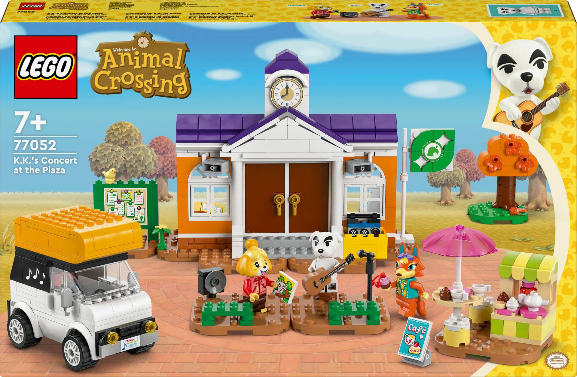 LEGO Animal Crossing 77052 K.K. spielt auf dem Festplatz von LEGO