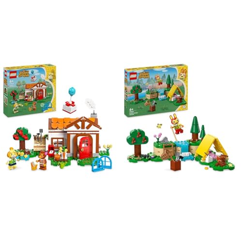 LEGO Animal Crossing Besuch von Melinda, kreatives Spielzeug für Kinder & Animal Crossing Mimmis Outdoor-Spaß, kreatives Spielzeug für Kinder von LEGO