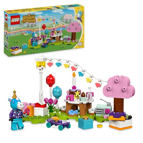 LEGO Animal Crossing Jimmys Geburtstagsparty, kreatives Spielzeug für Kinder, Tiere-Set mit Pferde-Figur aus dem Videospiel, Geschenk für Mädchen und Jungen ab 6 Jahren 77046 von LEGO