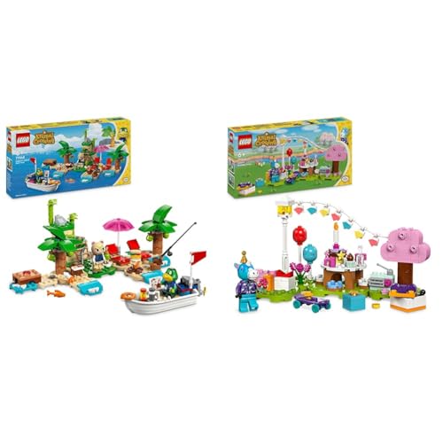 LEGO Animal Crossing Käptens Insel-Bootstour, kreatives Spielzeug & Animal Crossing Jimmys Geburtstagsparty, kreatives Spielzeug für Kinder von LEGO