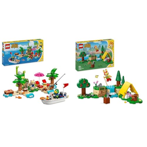 LEGO Animal Crossing Käptens Insel-Bootstour, kreatives Spielzeug & Animal Crossing Mimmis Outdoor-Spaß, kreatives Spielzeug für Kinder von LEGO